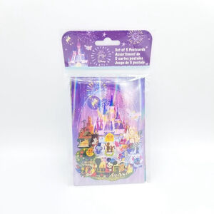 Disney Parks Joey Chou Set of 5 Holographic Postcards NWT